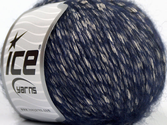 Lot of 8 Skeins Ice Yarns ALPACOT (13% Alpaca 15% Wool) Yarn Navy