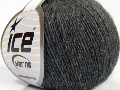 Lot of 8 Skeins Ice Yarns PURE WOOL FINE (100% Wool) Hand Knitting Yarn Grey
