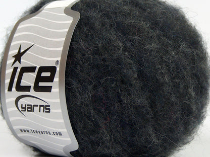 Lot of 8 Skeins Ice Yarns JAGUAR ALPACA (16% Alpaca 24% Wool) Yarn Purple Melange