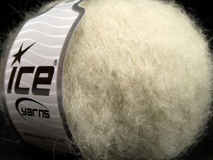 Lot of 8 Skeins Ice Yarns KID MOHAIR ALPACA LIGHT (41% Alpaca Superfine 41% Kid Mohair) Yarn Light Water Green