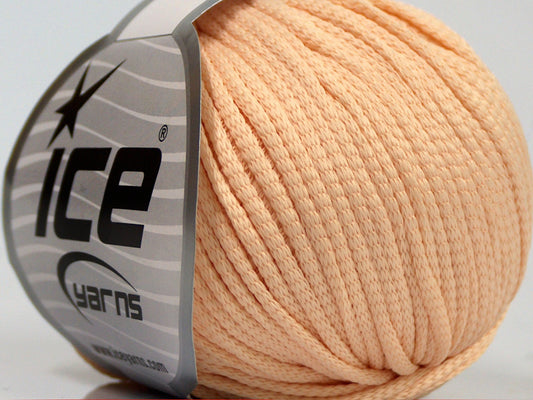 Lot of 8 Skeins Ice Yarns TUBE SOFTY Hand Knitting Yarn Light Salmon