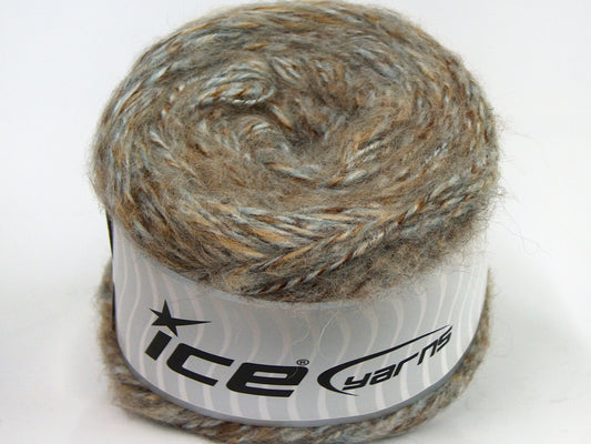 Lot of 2 x 150gr Skeins Ice Yarns CAKES ALPACA COLORS (20% Alpaca 50% Wool) Yarn Camel Shades Light grey