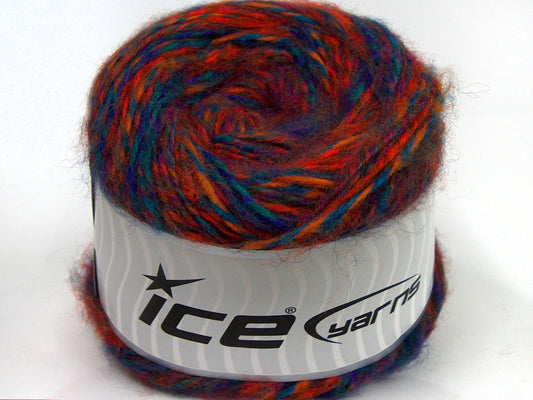 Lot of 2 x 150gr Skeins Ice Yarns CAKES ALPACA COLORS (20% Alpaca 50% Wool) Yarn Red Gold Turquoise Purple