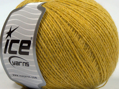 Lot of 8 Skeins Ice Yarns PERU ALPACA FINE (25% Alpaca 50% Merino Wool) Yarn Olive Green