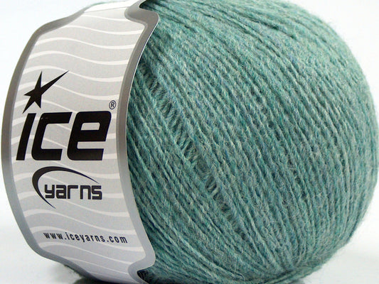 Lot of 8 Skeins Ice Yarns PERU ALPACA FINE (25% Alpaca 50% Merino Wool) Yarn Turquoise Shades