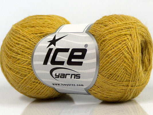 Lot of 10 Skeins Ice Yarns PERU ALPACA SUPERFINE (25% Alpaca 50% Merino Wool) Yarn Olive Green