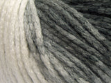 Ice Yarns Nordic – Siyah, Gri, Beyaz – %23 Yün, %64 Akrilik, %13 Polyamid