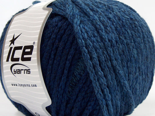 Lot of 4 x 100gr Skeins Ice Yarns NORDIC (23% Wool) Yarn Blue Shades