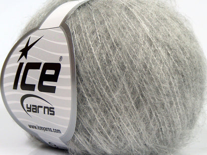Lot of 10 Skeins Ice Yarns SALE WINTER Hand Knitting Yarn Light Grey