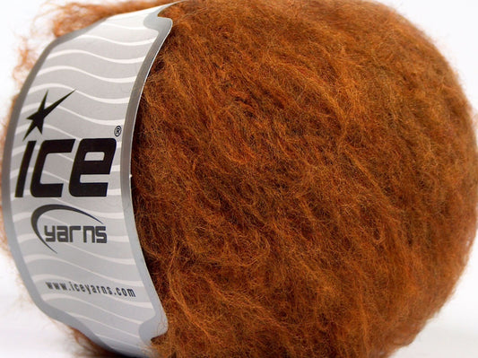 Lot of 8 Skeins Ice Yarns KAN MOHAIR LIGHT (40% Wool) Hand Knitting Yarn Gold