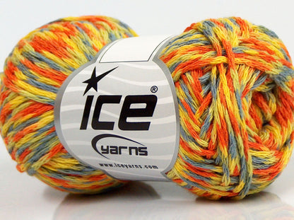 Lot of 8 Skeins Ice Yarns SALE WINTER (40% Wool) Yarn Light Blue Yellow Orange Green