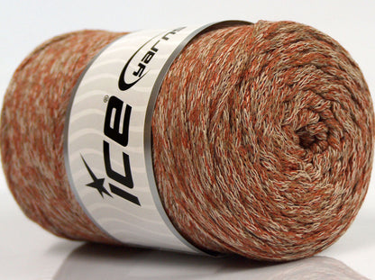 250 gr ICE YARNS MACRAME COTTON COLOR (100% Cotton) Yarn Terra Cotta Beige