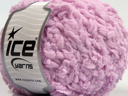 Lot of 8 Skeins Ice Yarns SALE EYELASH Hand Knitting Yarn Light Lilac