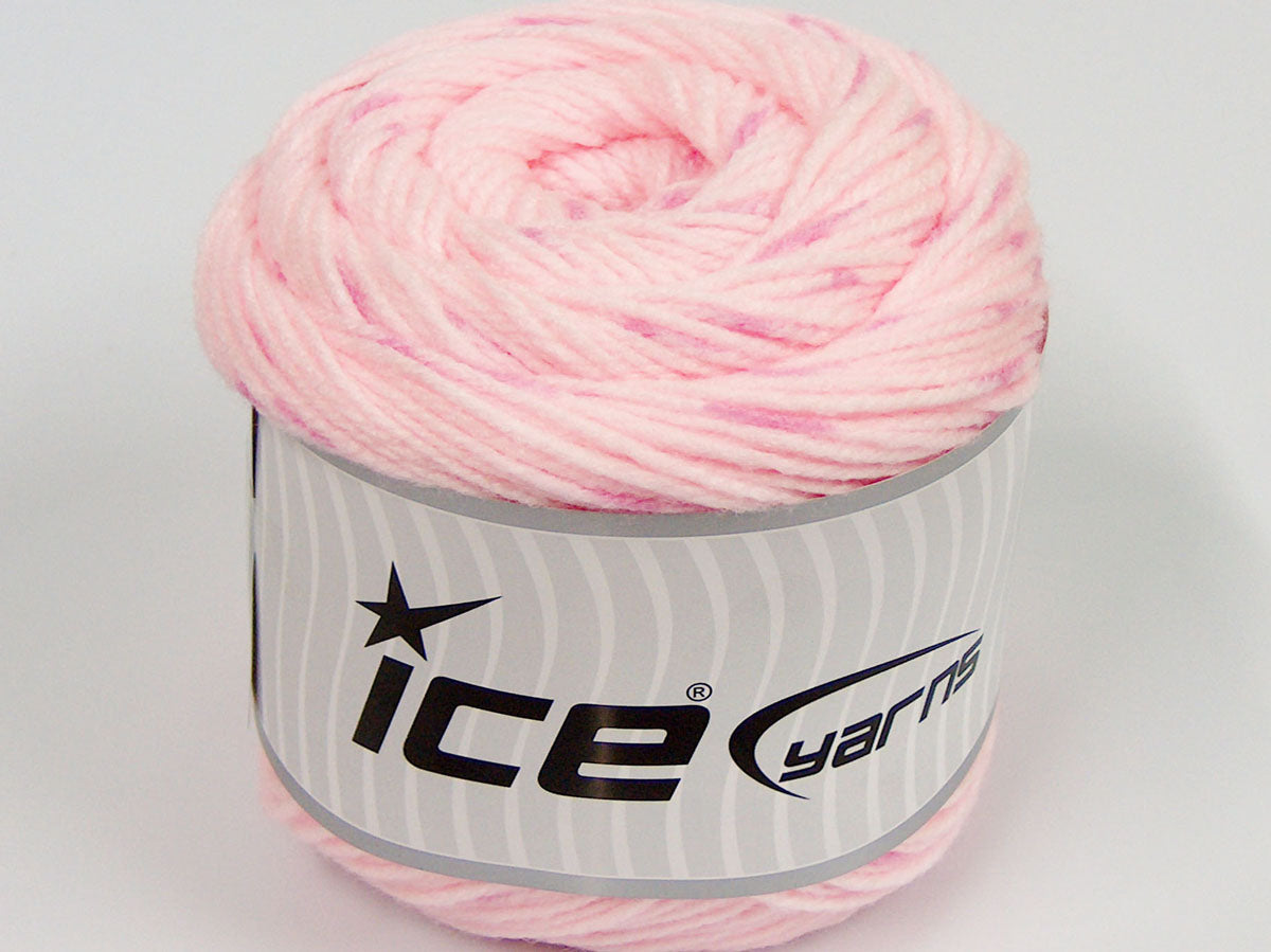 Lot of 2 x 150gr Skeins Ice Yarns SALE CAKES YARN (20% Wool) Yarn Pink