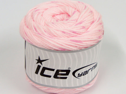 Lot of 2 x 150gr Skeins Ice Yarns SALE CAKES YARN (20% Wool) Yarn Pink