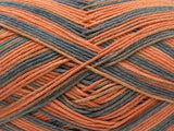 Ice Yarns Baby Summer Color – Turuncu, Gri – %50 Pamuk, %50 Akrilik