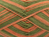 Ice Yarns Baby Summer Color – Turuncu, Yeşil – %50 Pamuk, %50 Akrilik