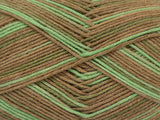 Ice Yarns Baby Summer Color – Yeşil Tonları, Açık Kahverengi – %50 Pamuk, %50 Akrilik