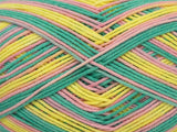 Ice Yarns Baby Summer Color – Turkuaz, Pembe, Sarı – %50 Pamuk, %50 Akrilik