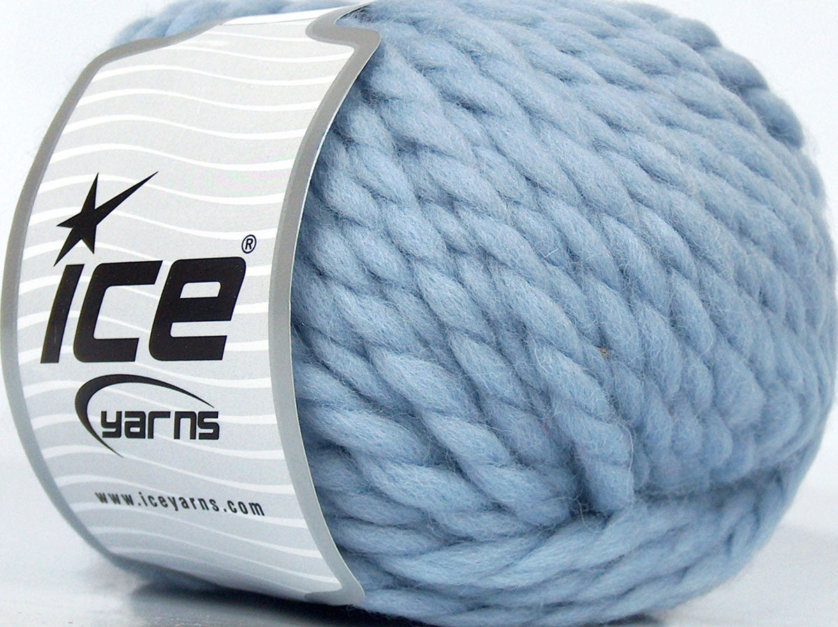 Lot of 4 x 100gr Skeins Ice Yarns SALE LUXURY-PREMIUM (100% Wool) Yarn Baby Blue