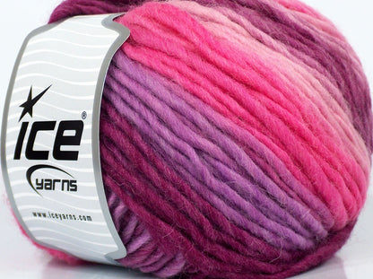 Lot of 4 x 90gr Skeins Ice Yarns SALE LUXURY-PREMIUM (100% Wool) Yarn Pink Shades Lilac