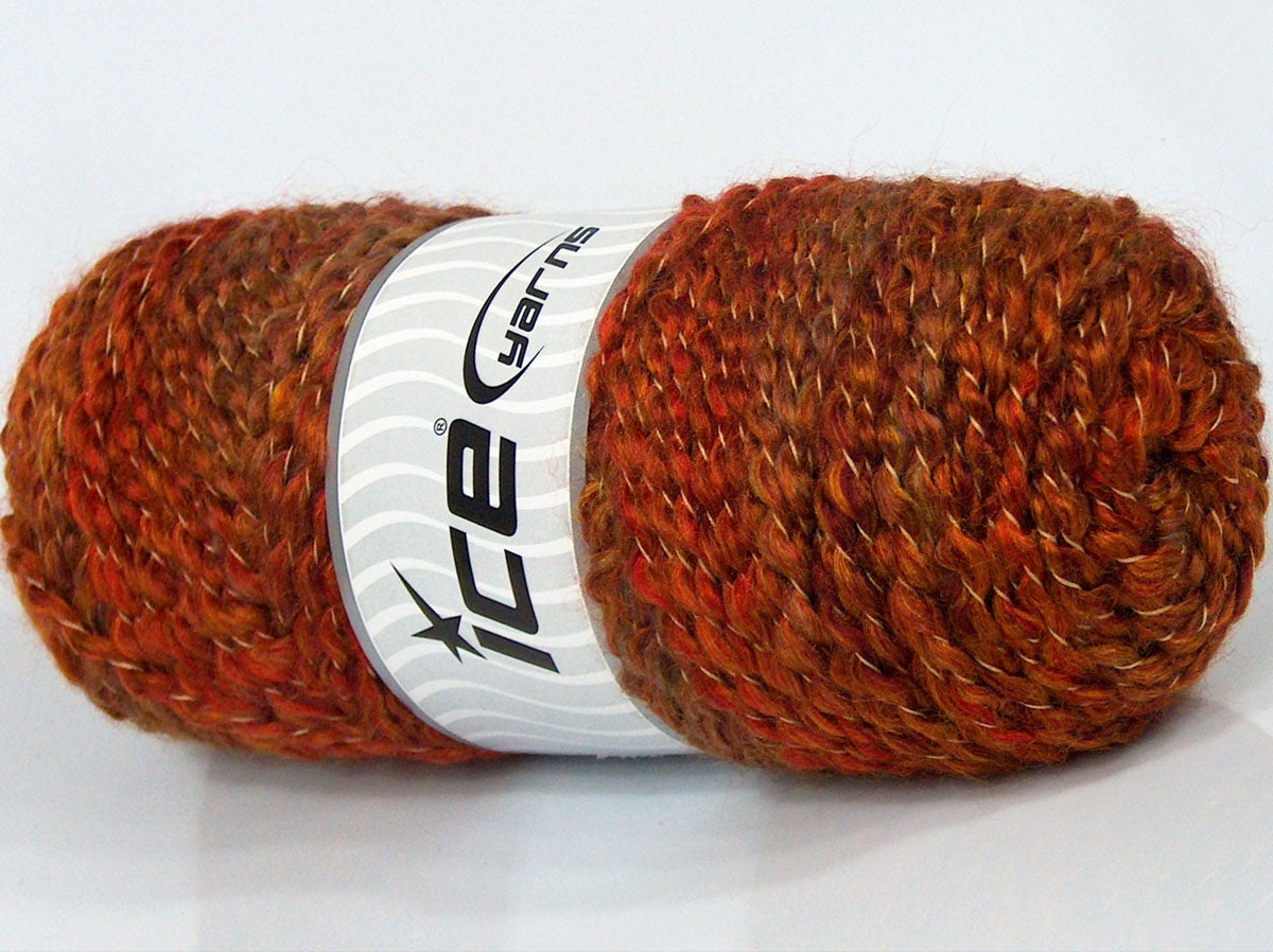 Lot of 2 x 150gr Skeins Ice Yarns MISC SALE Hand Knitting Yarn Copper Shades