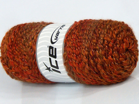 Lot of 2 x 150gr Skeins Ice Yarns MISC SALE Hand Knitting Yarn Copper Shades