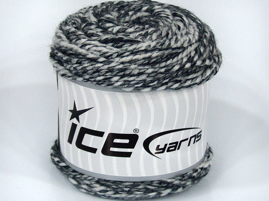Lot of 4 x 100gr Skeins Ice Yarns SALE CAKES YARN Yarn Black Grey Shades
