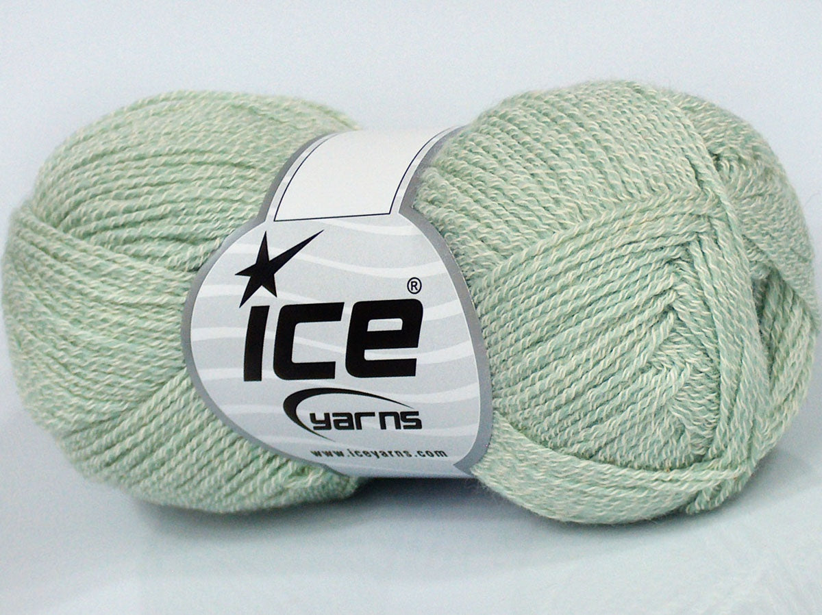 Lot of 8 Skeins Ice Yarns TALIA (40% Cotton 30% Viscose) Yarn Light MintGreen