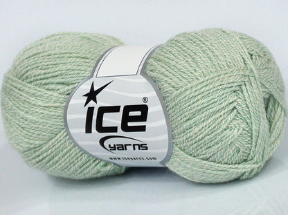 Lot of 8 Skeins Ice Yarns TALIA (40% Cotton 30% Viscose) Yarn Light MintGreen