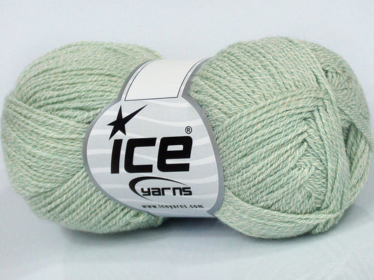 Lot of 8 Skeins Ice Yarns TALIA (40% Cotton 30% Viscose) Yarn Light MintGreen