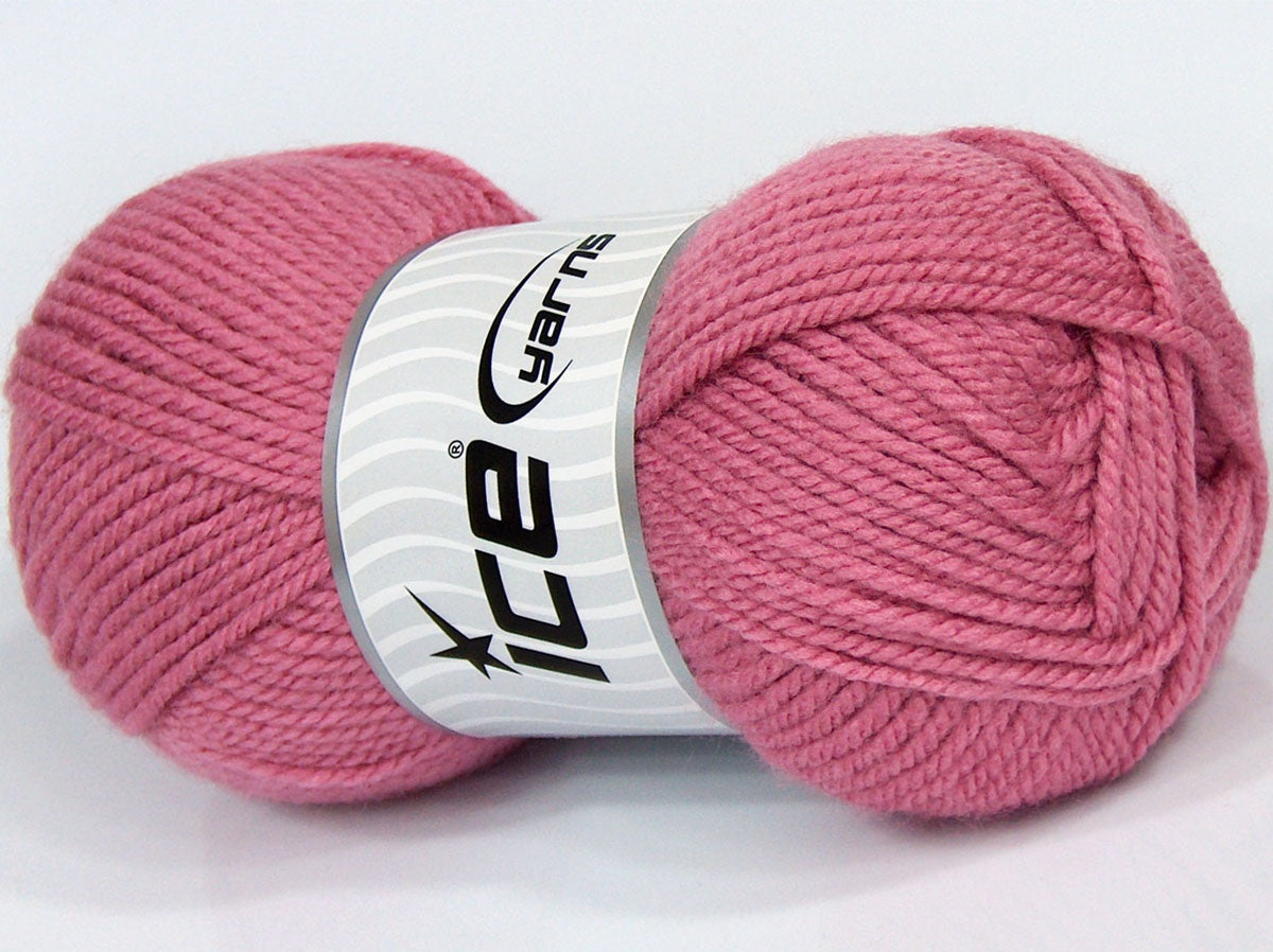 Lot of 4 x 90gr Skeins Ice Yarns SALE PLAIN Hand Knitting Yarn Light Orchid