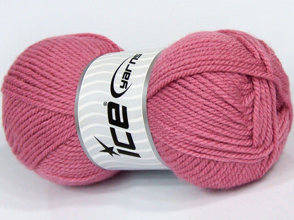 Lot of 4 x 90gr Skeins Ice Yarns SALE PLAIN Hand Knitting Yarn Light Orchid