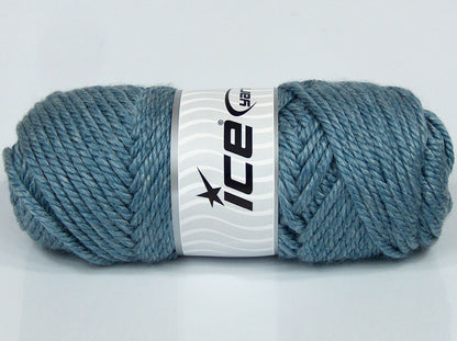 Lot of 3 x 125gr Skeins Ice Yarns MISC SALE Hand Knitting Yarn Jeans Blue