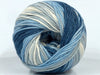 Nuances de bleu, gris clair, crème clair