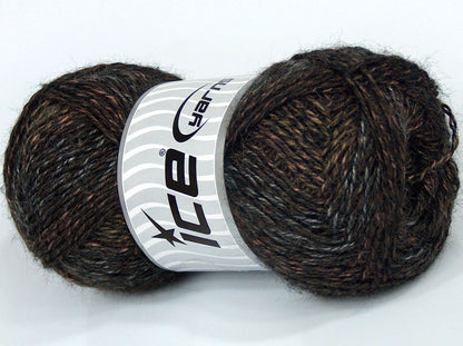 Lot of 4 x 100gr Skeins Ice Yarns MISC SALE Yarn Brown Shades Grey Shades