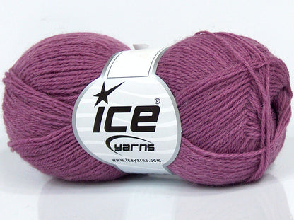Lot of 6 Skeins Ice Yarns SALE SOCK YARN (75% Superwash Wool) Yarn Orchid