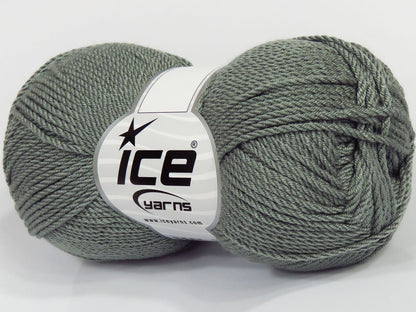 Lot of 4 x 90gr Skeins Ice Yarns TARAPOTO Hand Knitting Yarn Light Grey