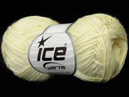 Lot of 6 Skeins Ice Yarns SALE WINTER (40% Wool 60% Viscose) Yarn Cream