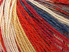 Red, Orange, Gold, Cream