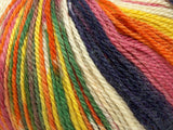 Ice Yarns Alpaka Lichtzauber – Lilac, Orange, Gold, Green – 25 % Alpaka, 35 % Wolle, 40 % Acryl