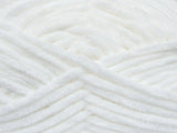 Ice Yarns Velvet Chenille – White – 100% Micro Polyester