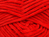 Ice Yarns Velvet Chenille – Red – 100% Micro Polyester