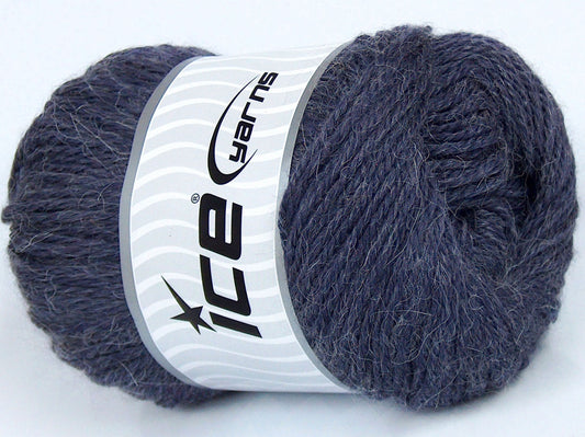 Lot of 4 x 100gr Skeins Ice Yarns NORSK (45% Alpaca 25% Wool) Yarn Purple