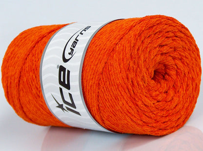 250 gr ICE YARNS MACRAME CHENILLE (100% MicroFiber) Hand Knitting Yarn Orange
