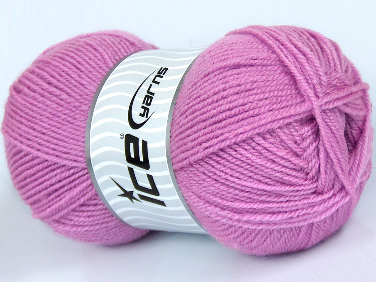 Lot of 4 x 80gr Skeins Ice Yarns PARANA Hand Knitting Yarn Candy Pink