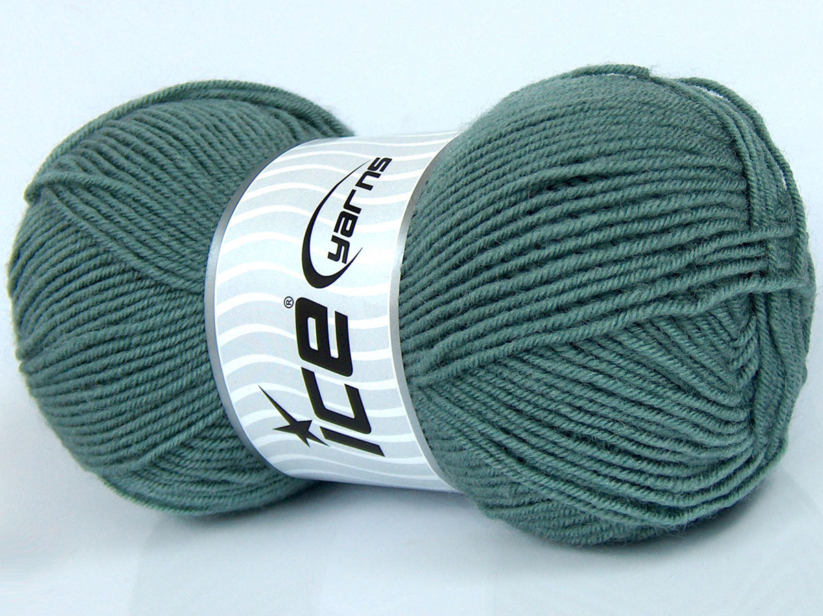 Lot of 3 x 100gr Skeins Ice Yarns SALE PLAIN Hand Knitting Yarn Grey