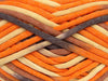Nuances de marron, jaune, orange
