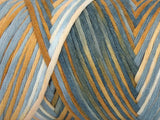 Ice Yarns Coton naturel couleur 3 mm – Cream Shades, Light Brown, Grey Shades – 80 % coton, 20 % polyamide