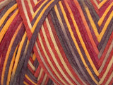 Ice Yarns Coton naturel couleur 3 mm – Rouge, marron, or, rose – 80 % coton, 20 % polyamide